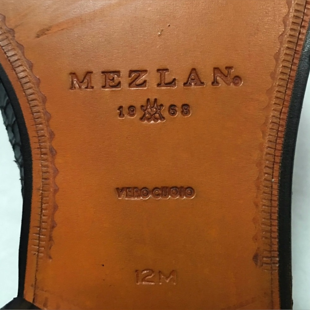 Mezlan Platinum Izano Blue Derby Dress Shoes - Picture 12 of 16